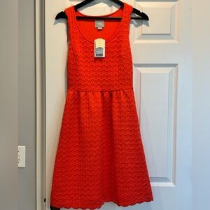 Anthropologie Maeve women’s coral dress, NWT